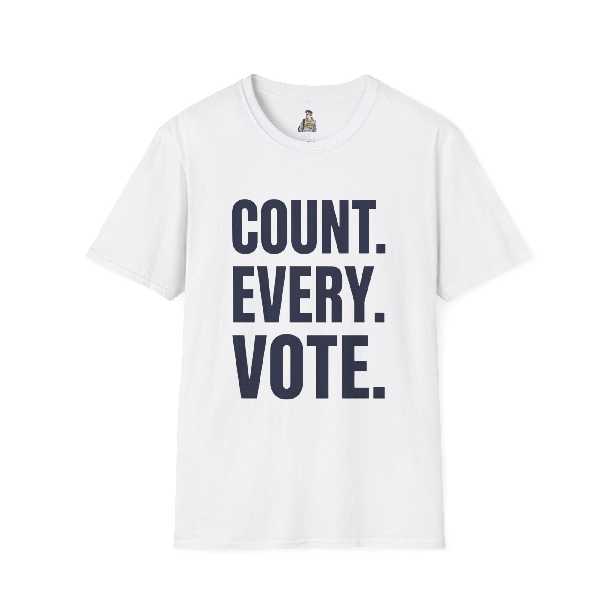 Count. Every. Vote. T-Shirt — Voter Rights Political Tee