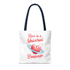 Love is a Universal Language Design - Tote Bag
