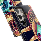 Statue of Liberty Neon Glowing Art Tough Case for Android & iPhone