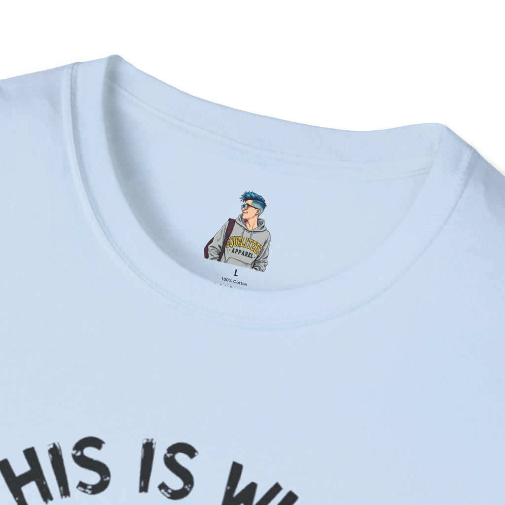 This Is What Not Giving a Shit What You Think Looks Like Sunglasses Pride Tee