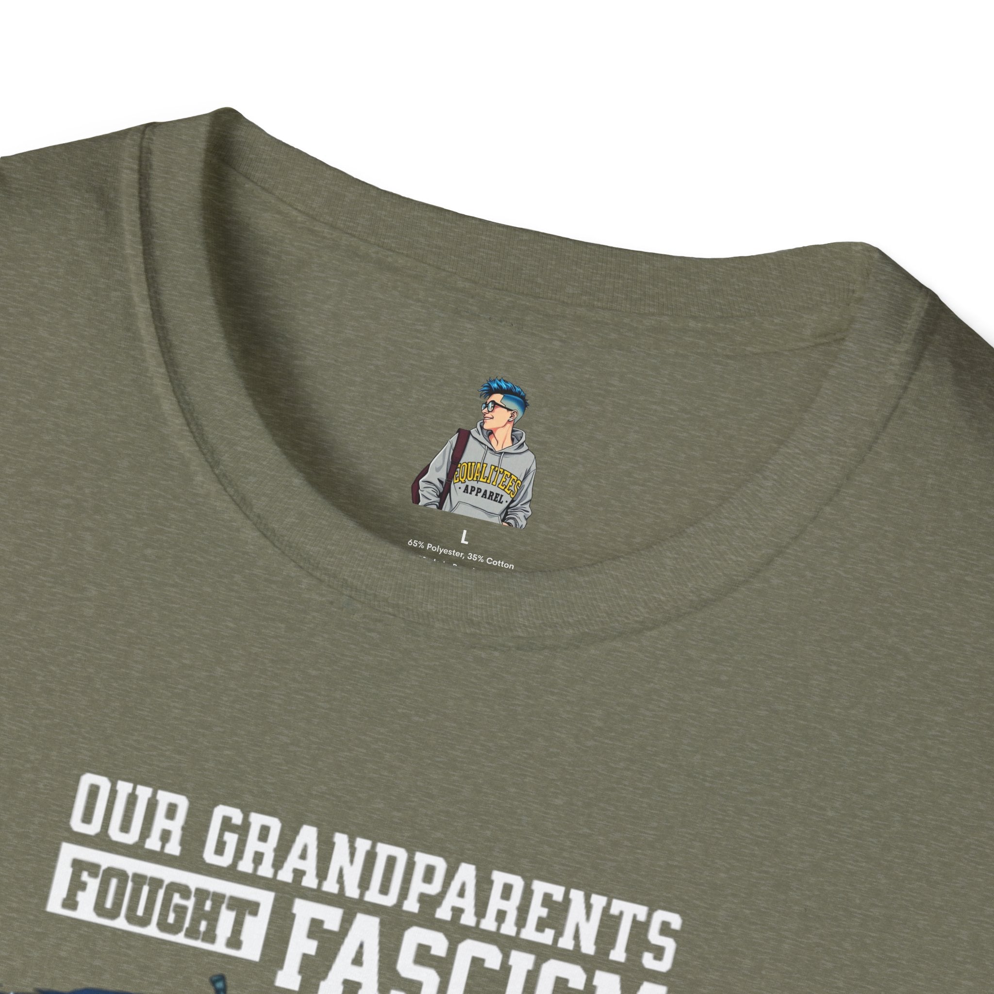 Patriotic Anti-Fascism T-Shirt - Voting for a Traitor Makes You One - Unisex Softstyle T-shirt