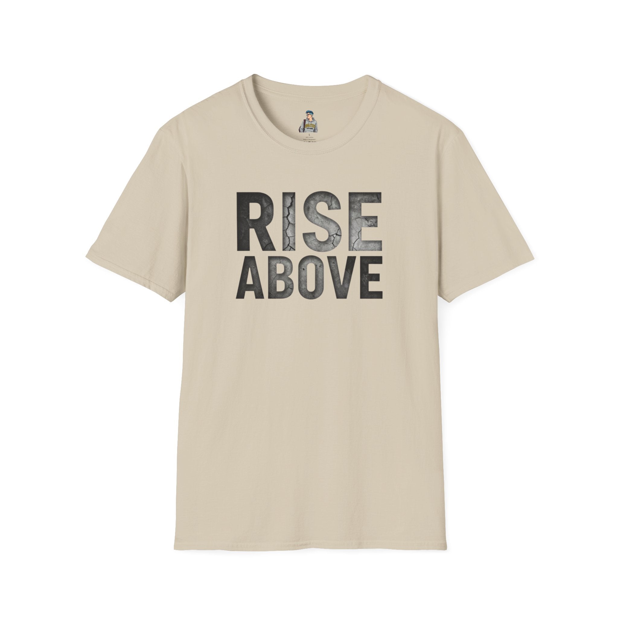 Rise Above Motivational Graphic T-Shirt