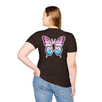 Trans Caterpillar to Butterfly Graphic T-Shirt
