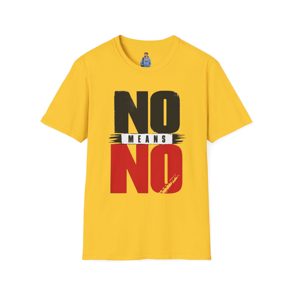 NO Means NO T-Shirt — Consent Awareness Graphic Tee