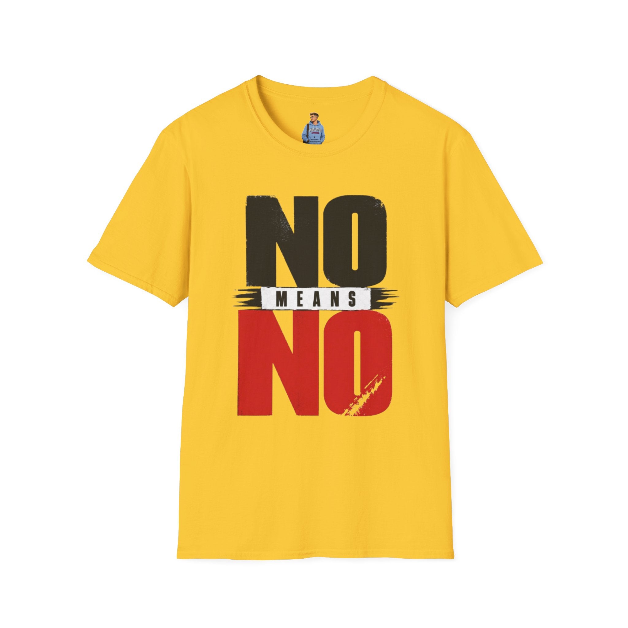 NO Means NO T-Shirt — Consent Awareness Graphic Tee