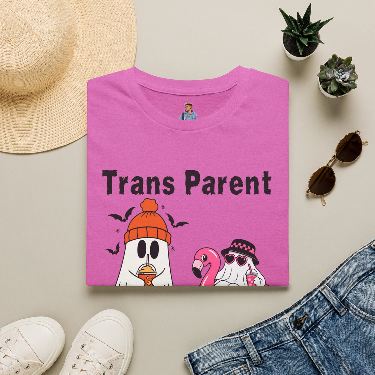 Trans Parent 6 Halloween Pride Tree Las Vegas T-Shirt