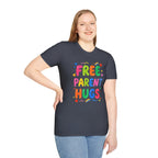 Free Parent Hugs T-Shirt — Colorful Affirming Pride