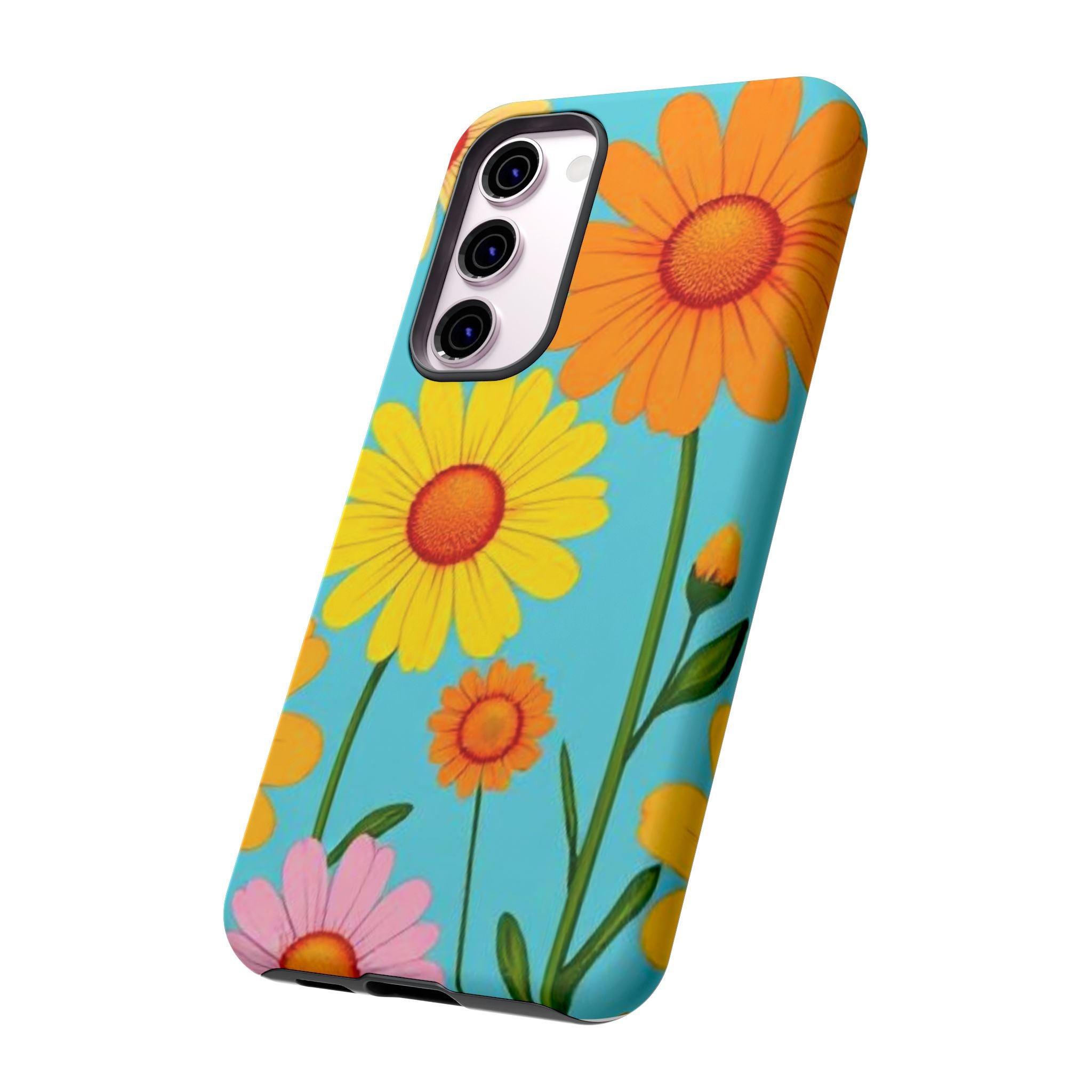 Floral Daisy Tough Case for Android
