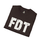 FDT Distressed Graphic T‑Shirt — Bold Statement Tee