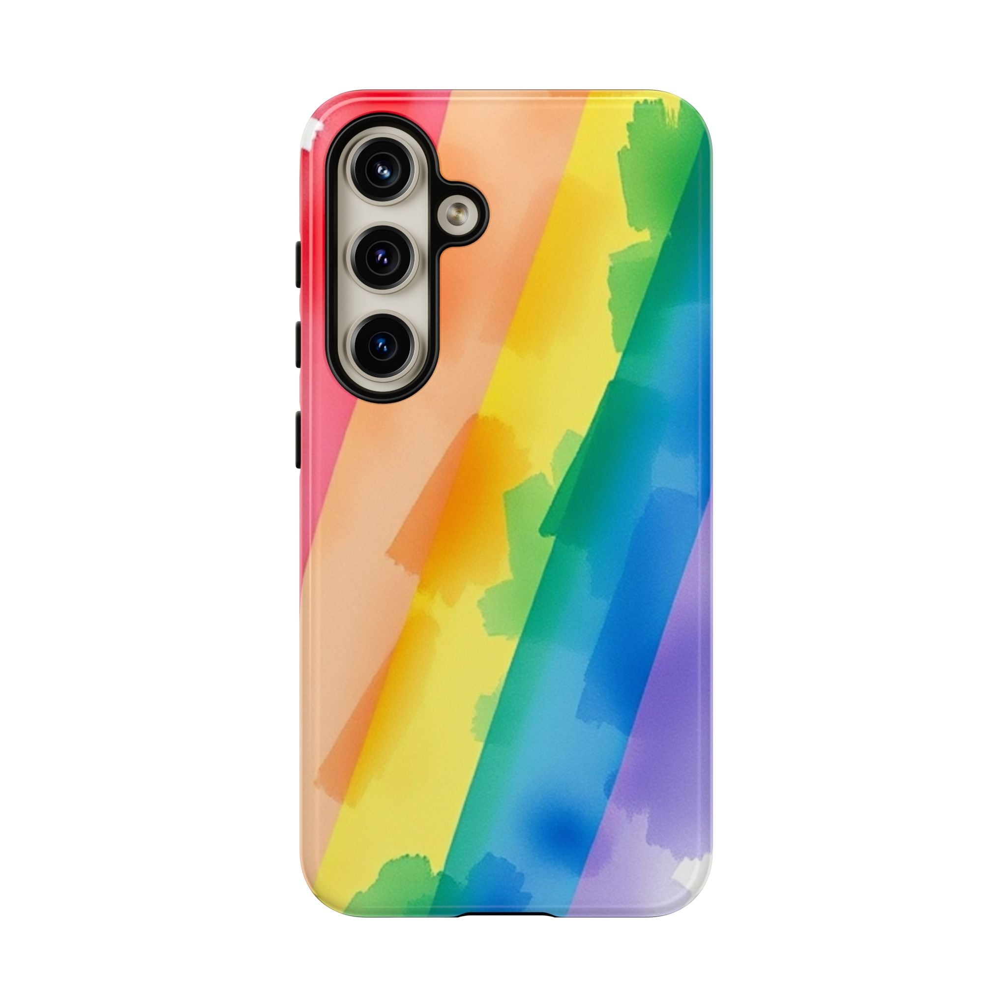 Rainbow Watercolor Art Tough Cases For Android & iPhone