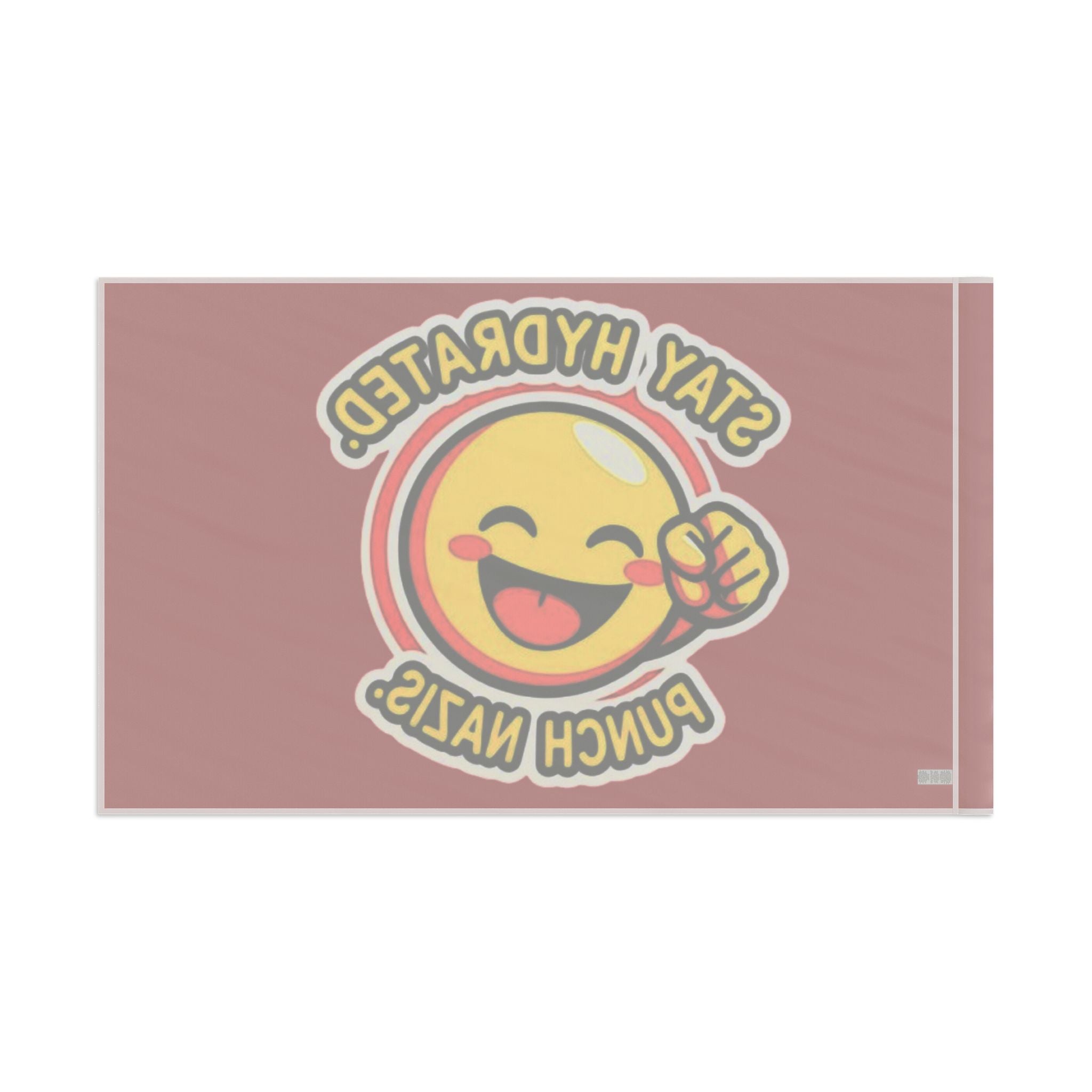 Stay Hydrated, Punch Nazis Emoji - Protest Flag