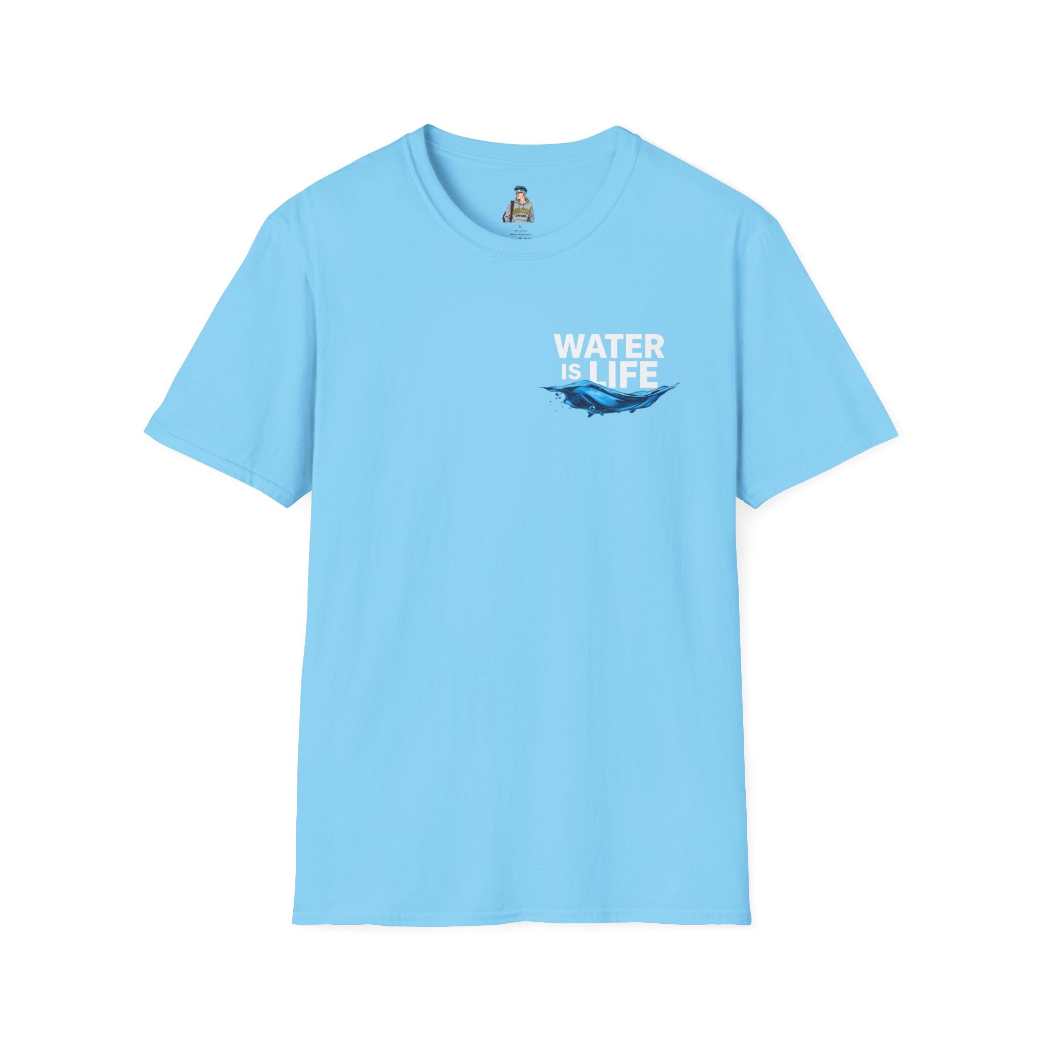 Water is Life Unisex T-Shirt | Eco-Friendly Tee for Environmentalists, Beach Lovers, Awareness Campaigns, Gifting