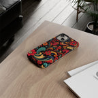Floral Paisley Tough Case for iPhone — Vibrant Protective Phone Cover