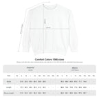 Be The Light Floral Sweatshirt - Unisex Garment-Dyed Cozy Apparel