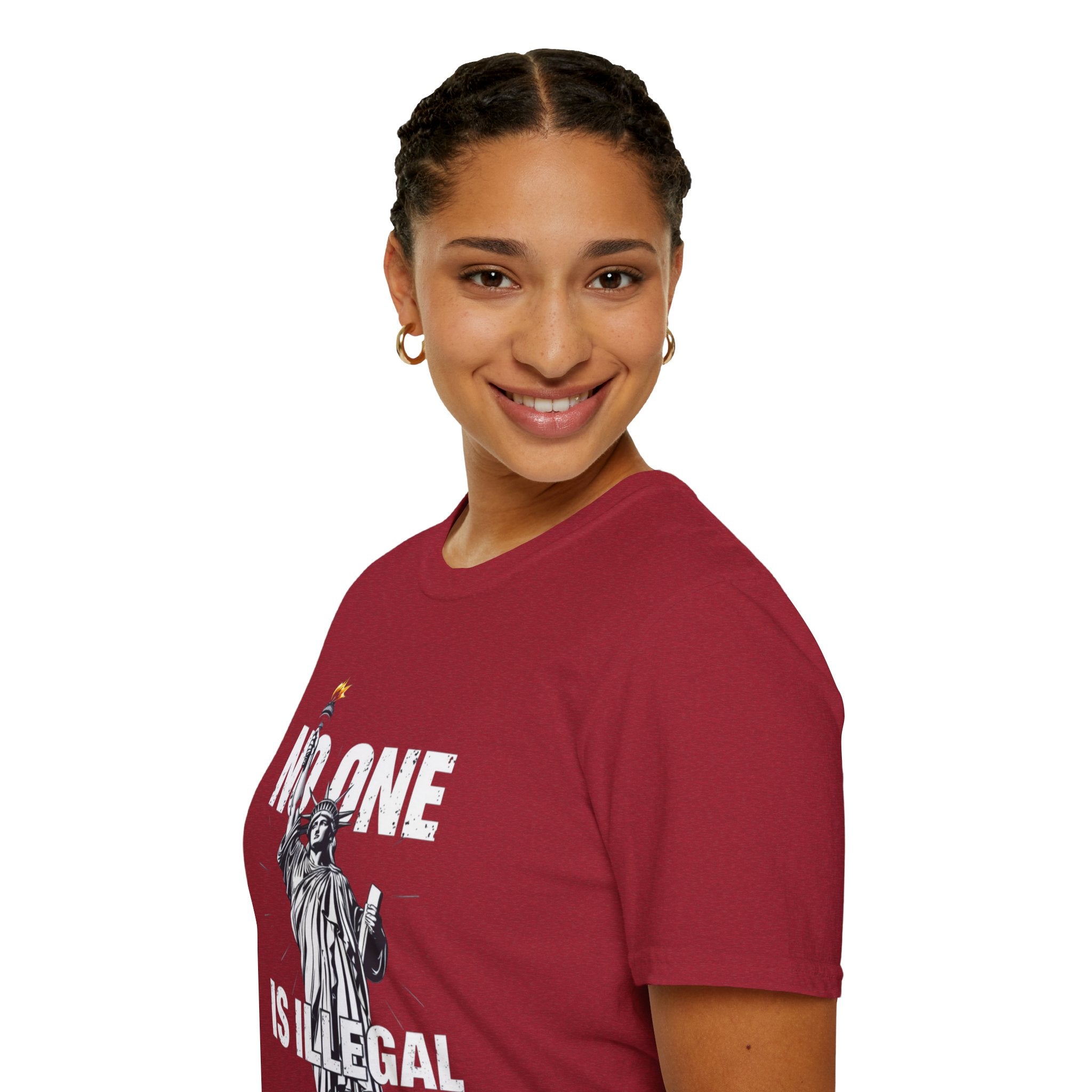 No One Is Illegal Graphic T-shirt