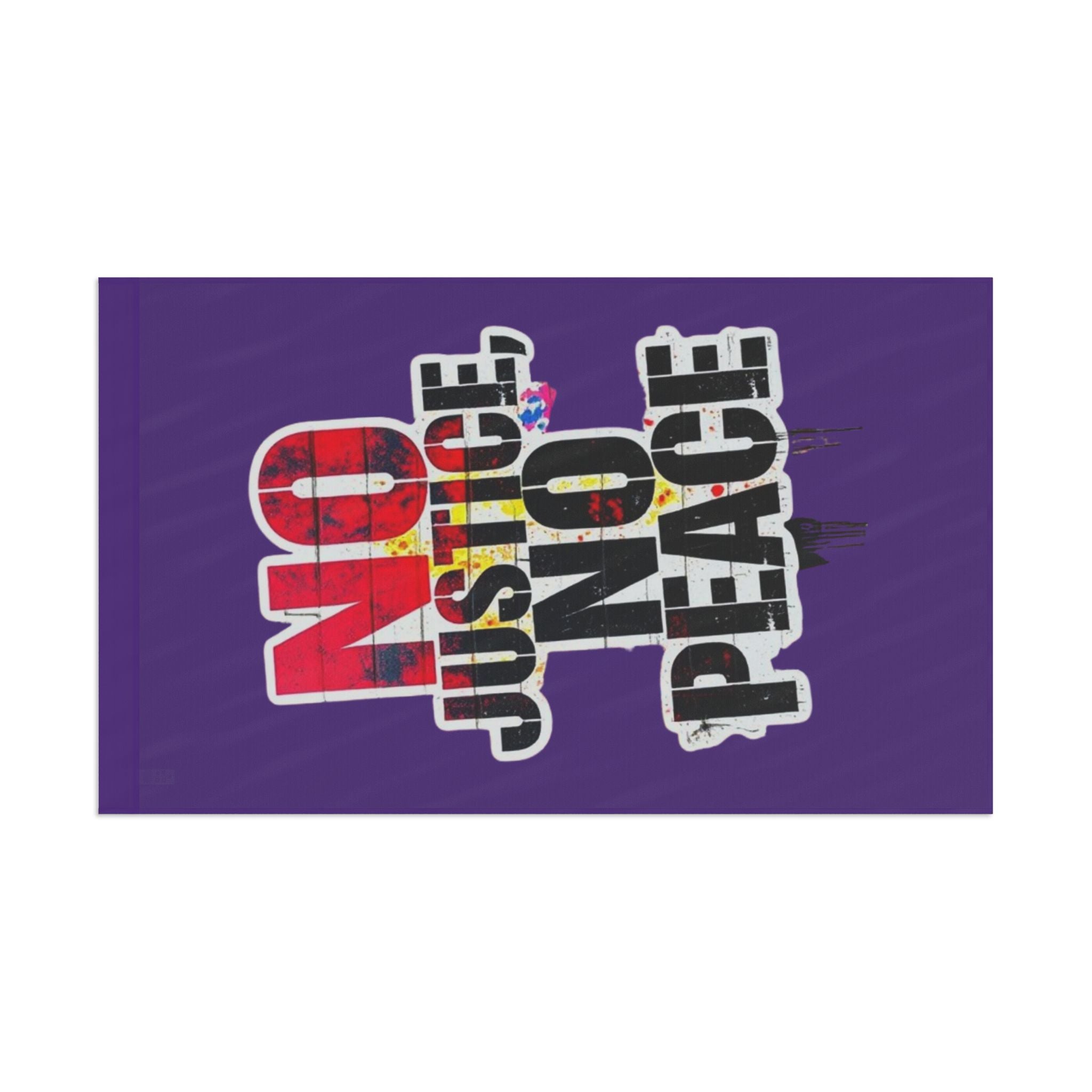 No Justice No Peace - Protest Flag