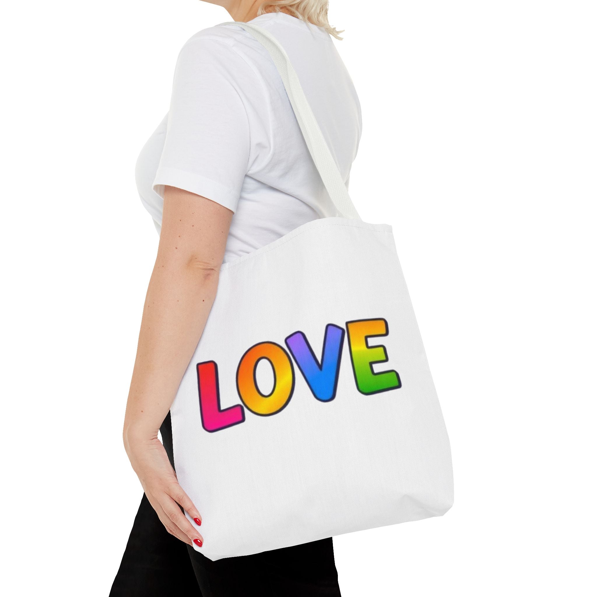 Rainbow Love Tote Bag