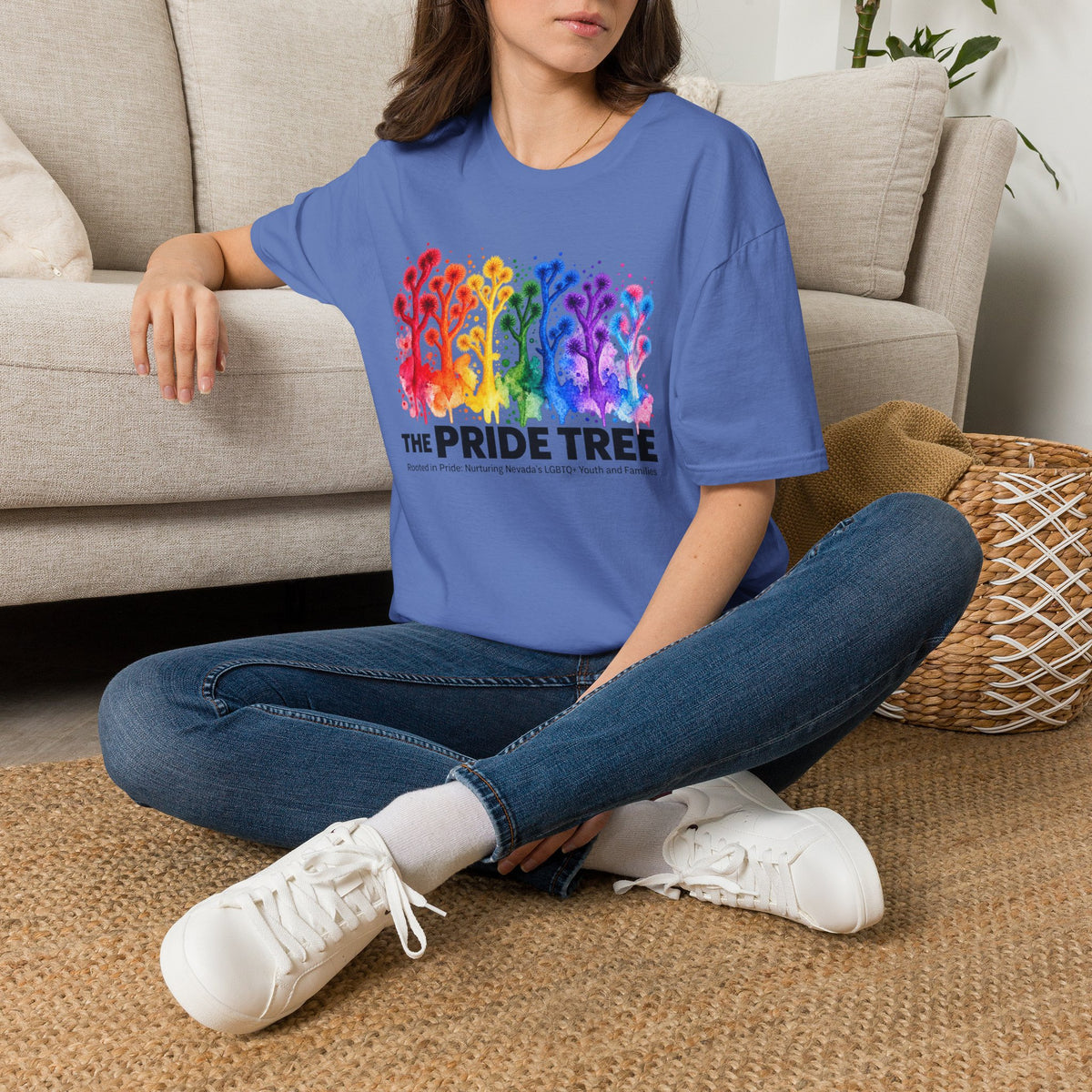 Pride Tree Las Vegas T-Shirt - Black Text