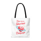 Love is a Universal Language Design - Tote Bag
