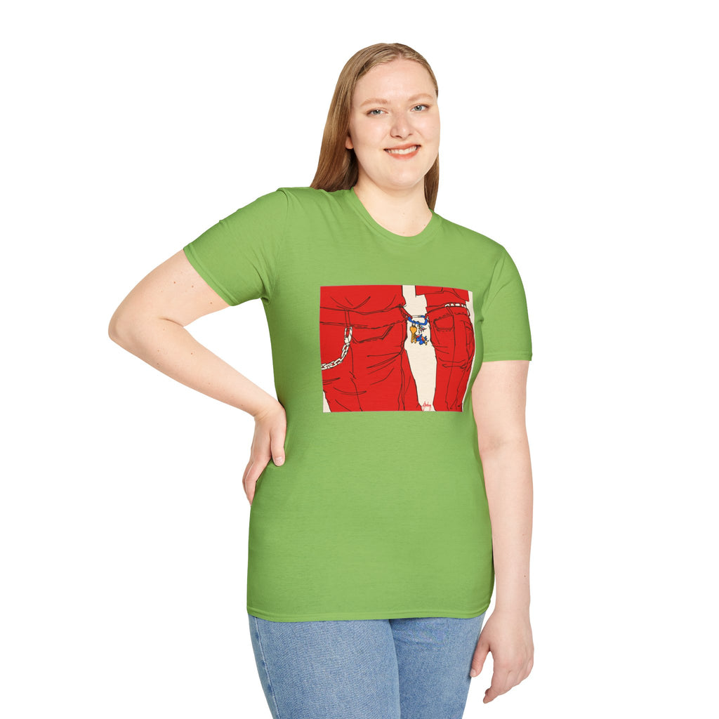 Red Jeans by Audrey Pride Tree Las Vegas T-Shirt