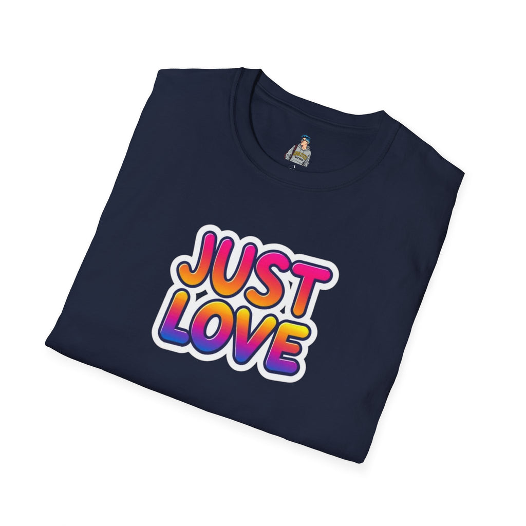 Just Love Unisex Softstyle T-Shirt | Perfect for Pride, Anniversaries, and Everyday Wear