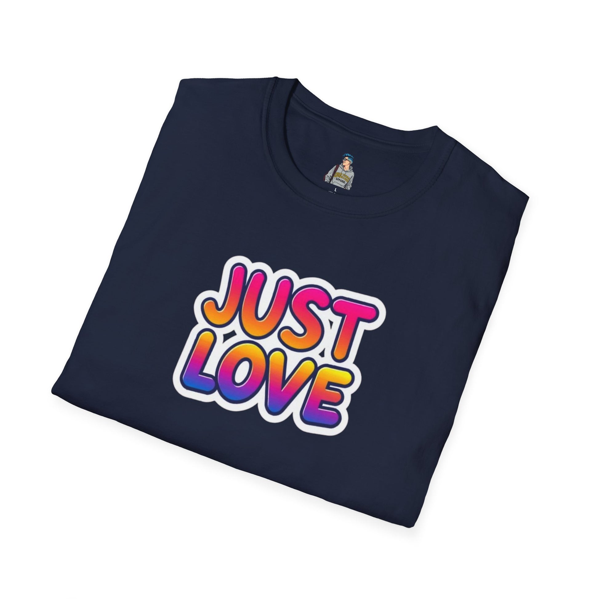 Just Love Unisex Softstyle T-Shirt | Perfect for Pride, Anniversaries, and Everyday Wear