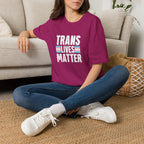 Trans Lives Matter Unisex Softstyle T-Shirt - Support LGBTQ+ Rights