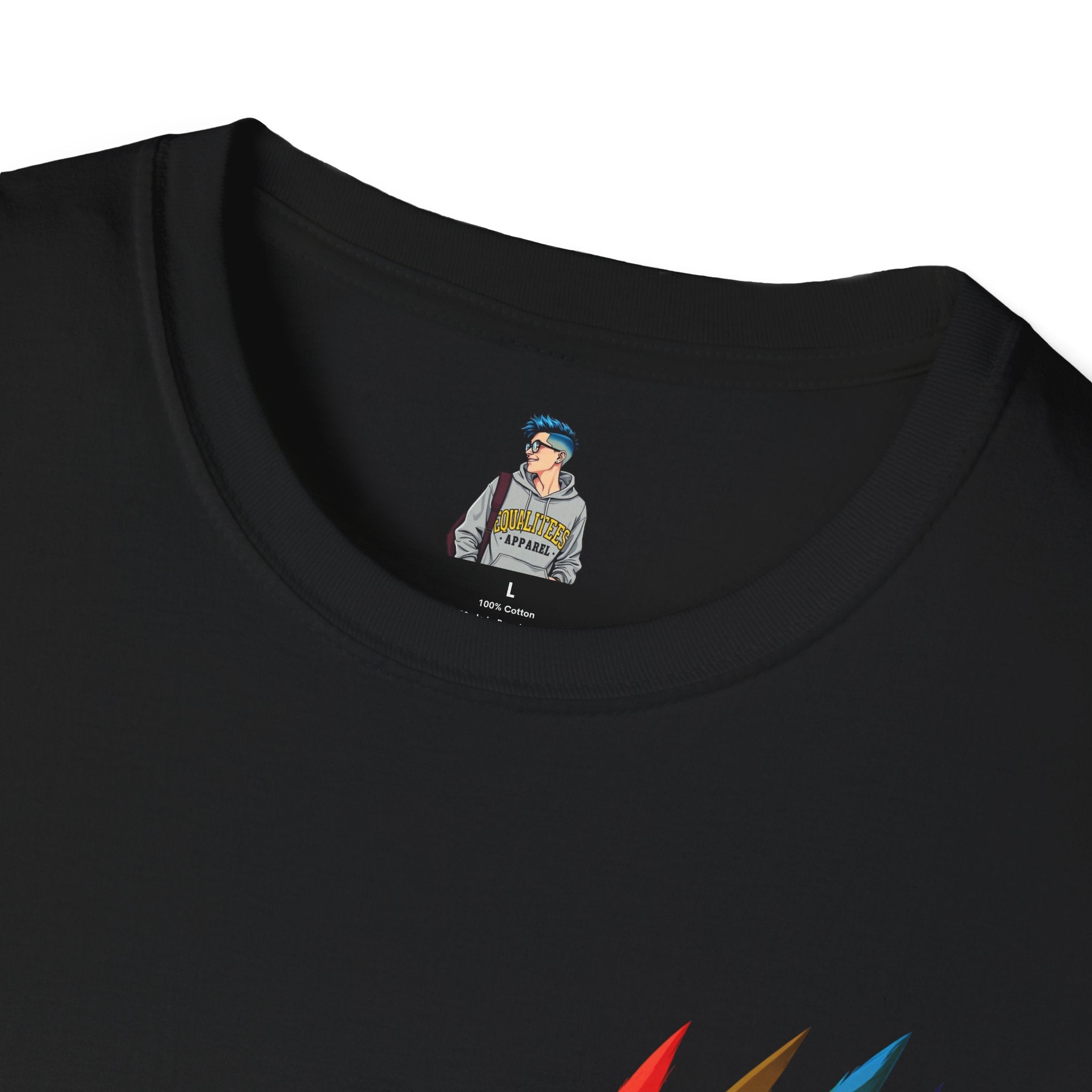 Rainbow Scratch Unisex Softstyle T-Shirt - Casual Comfort for All Occasions
