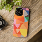 Colorful Geometric Tough Phone Case for iPhone
