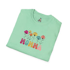 Floral 'Momma' Unisex Softstyle T-Shirt - Perfect for Mother's Day & Everyday Wear