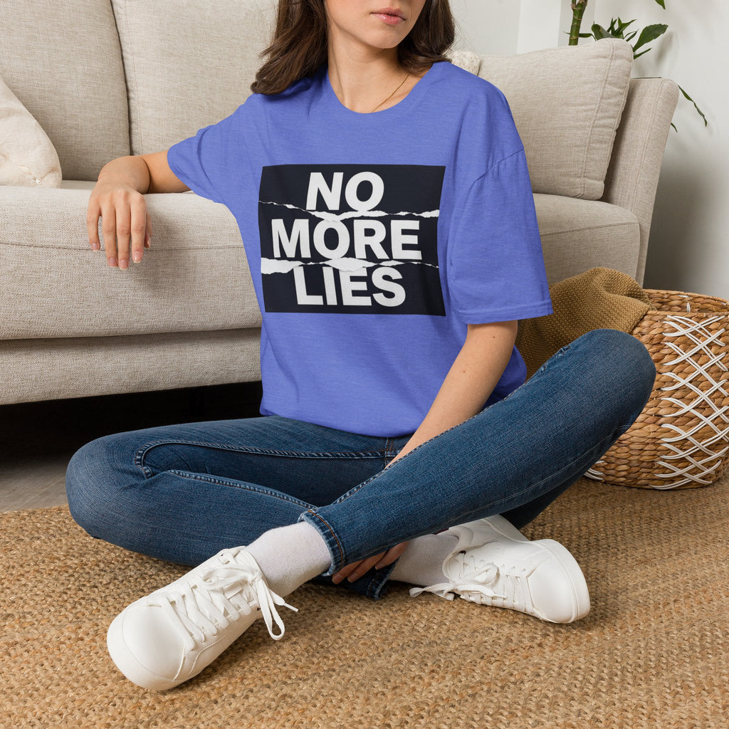 No More Lies T-Shirt — Bold Protest Graphic Tee