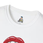Pride Love Unisex Softstyle T-Shirt | LGBTQ+ Rainbow Heart Design