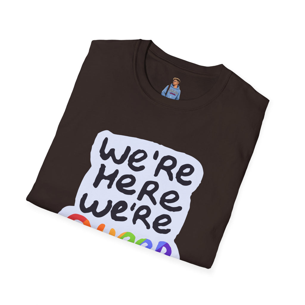 We’re Here We’re Queer Pride Tree Las Vegas T-Shirt