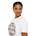 Juneteenth T-Shirt — "Happy Juneteenth" Floral Celebration Tee