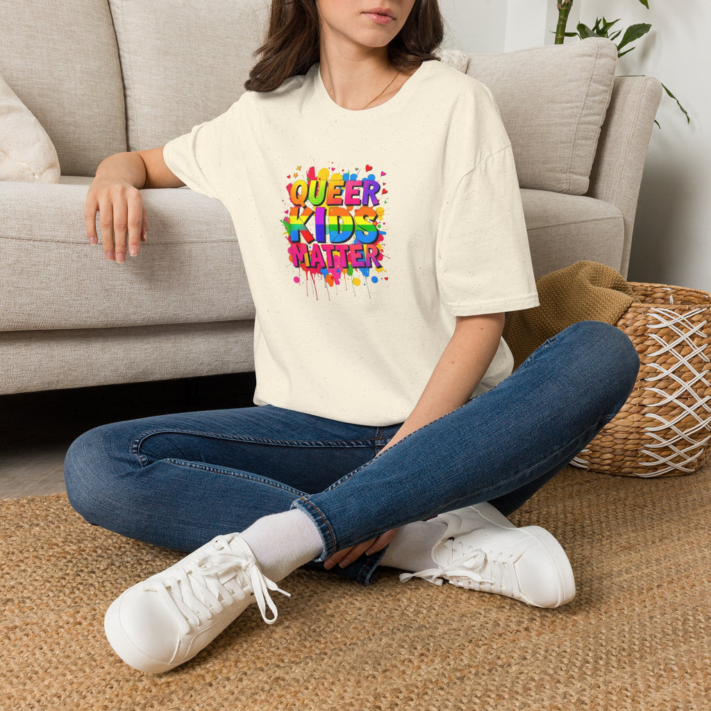 Queer Kids Matter Unisex Softstyle T-Shirt - Celebrate Inclusivity & Pride