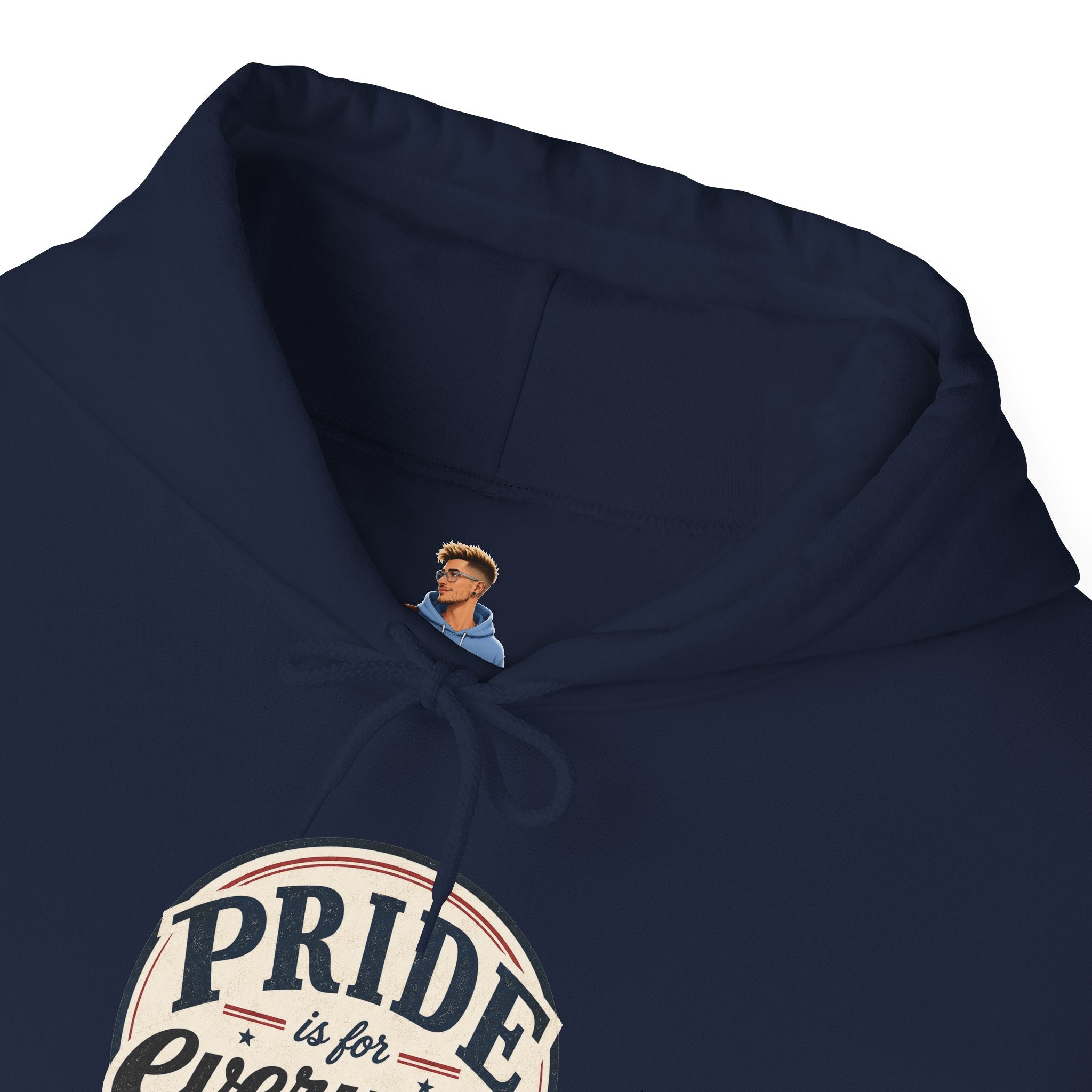 Pride Is For Everyone Pullover Hoodie — Vintage Graphic Inclusivity Sweatshirt