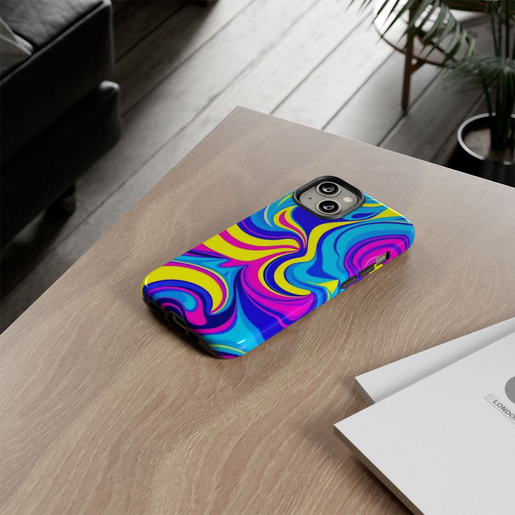 Psychedelic Swirl Tough Phone Case for iPhone