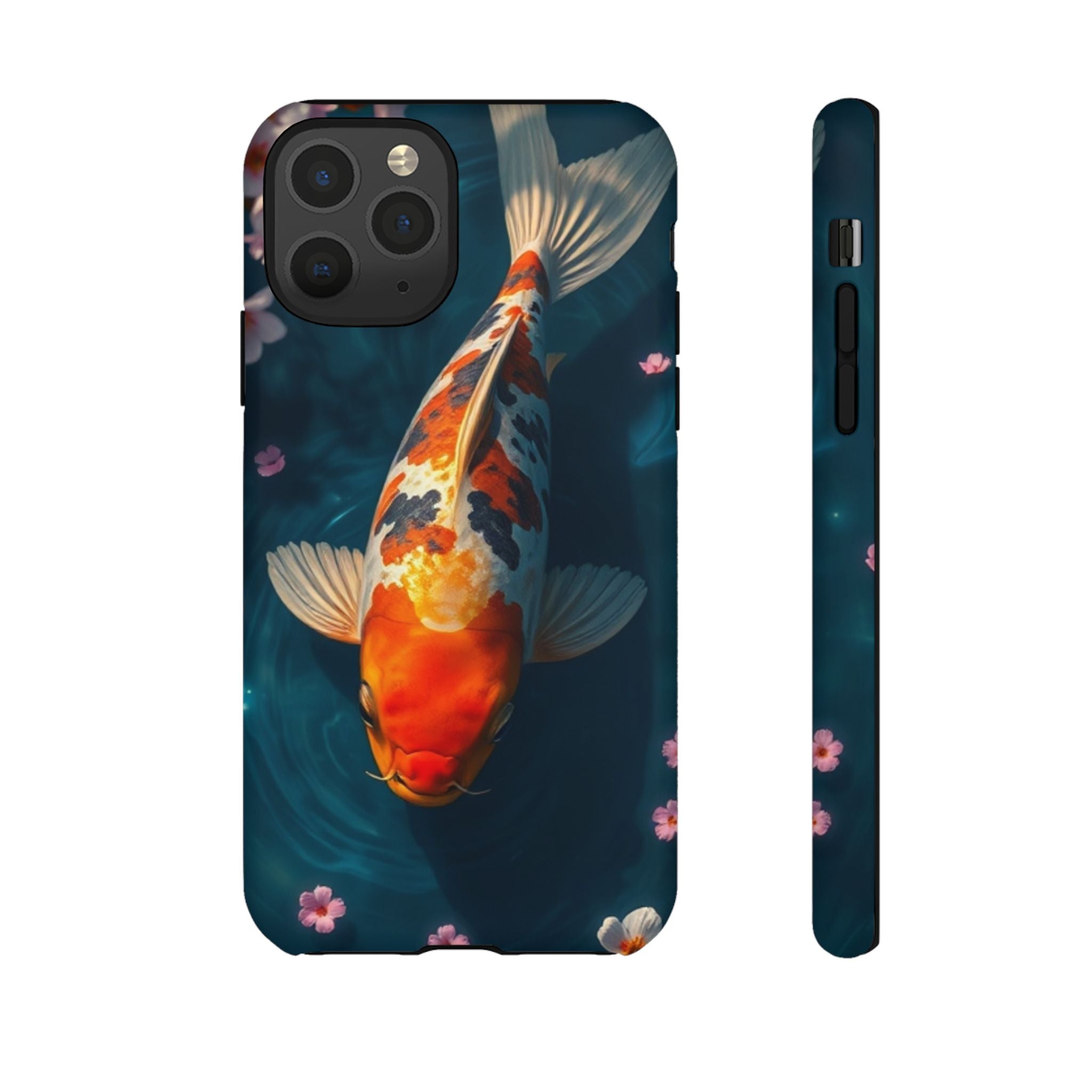 Peaceful Koi Cherry Blossom Tough Cases For Android & iPhone