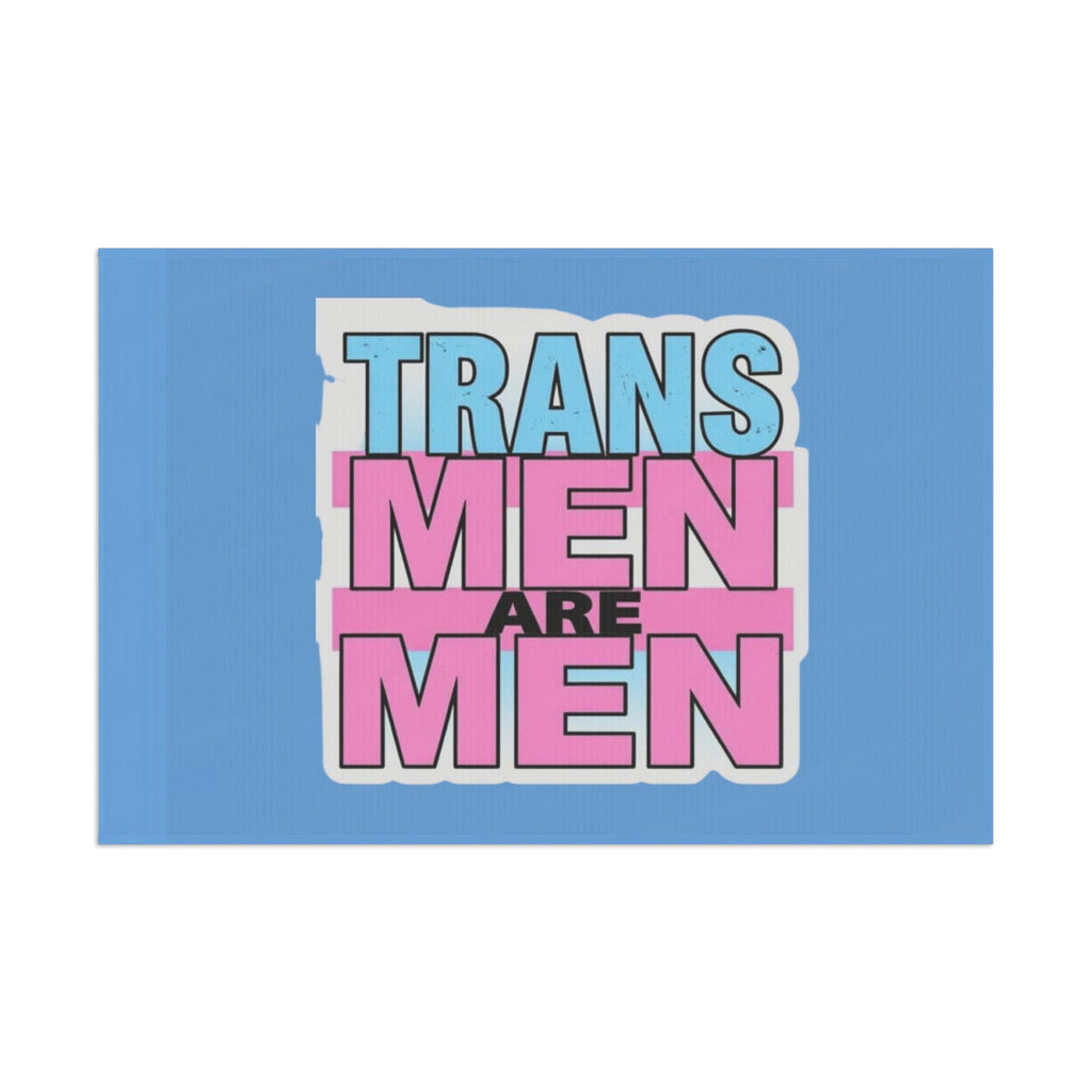 Trans Men Are Men Pride and Protest Flag