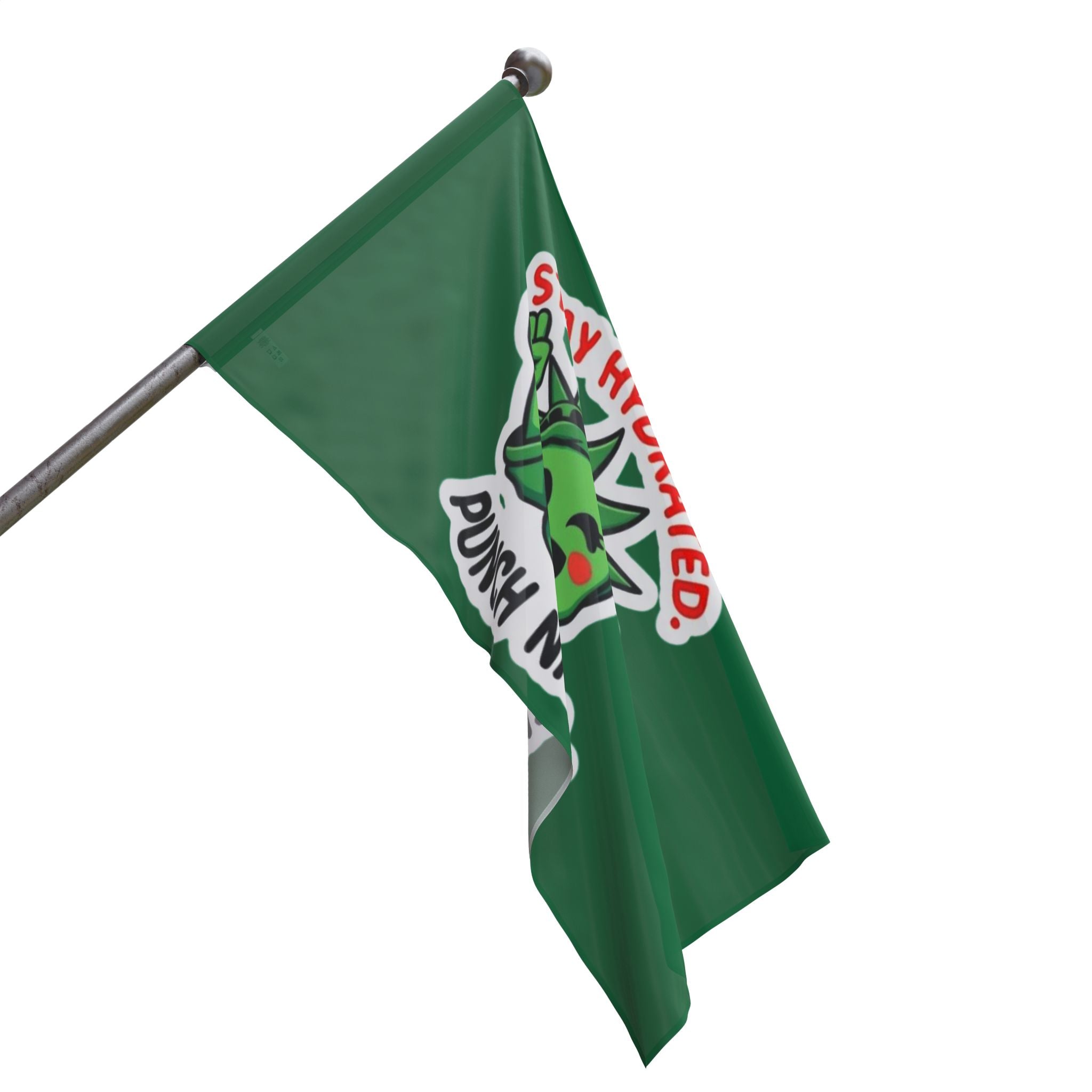 Stay Hydrated, Punch Nazis! - Protest Flag