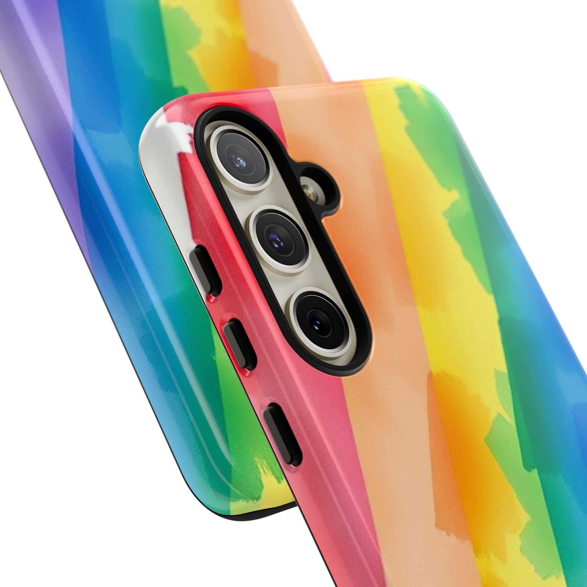 Rainbow Watercolor Art Tough Cases For Android & iPhone