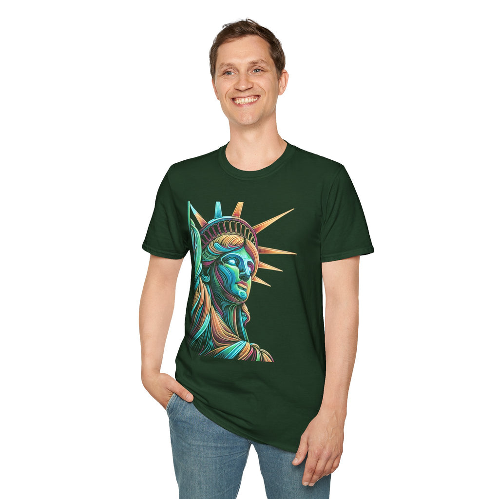 Lady Liberty - Softstyle Unisex T-Shirt