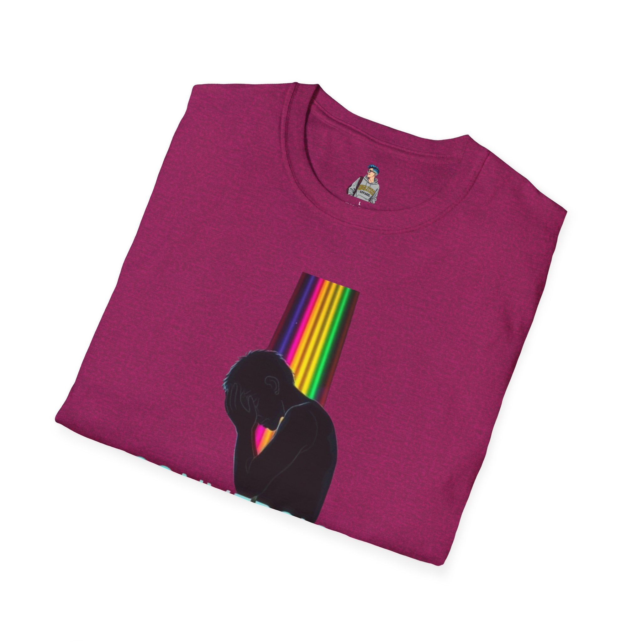 Unisex Softstyle T-Shirt - LGBTQ+ Empowerment T-Shirt: Conversion Therapy is Torture & We All Belong