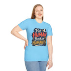 Put Human Back in Humanity T-Shirt — Inspirational Peace Dove Tee