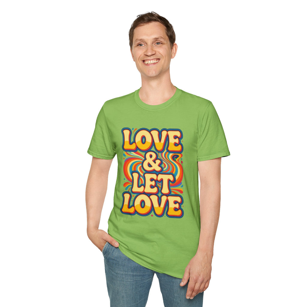 Love & Let Love Retro T-Shirt