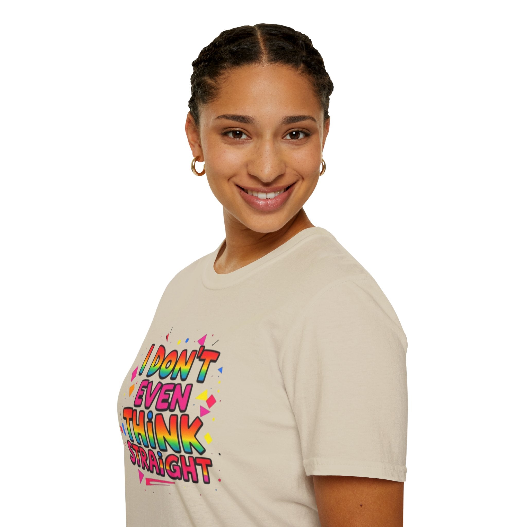 I Don't Even Think Straight Pride Tee