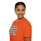Humorous Unisex Softstyle T-Shirt - "When Did You Choose to Be Straight??"