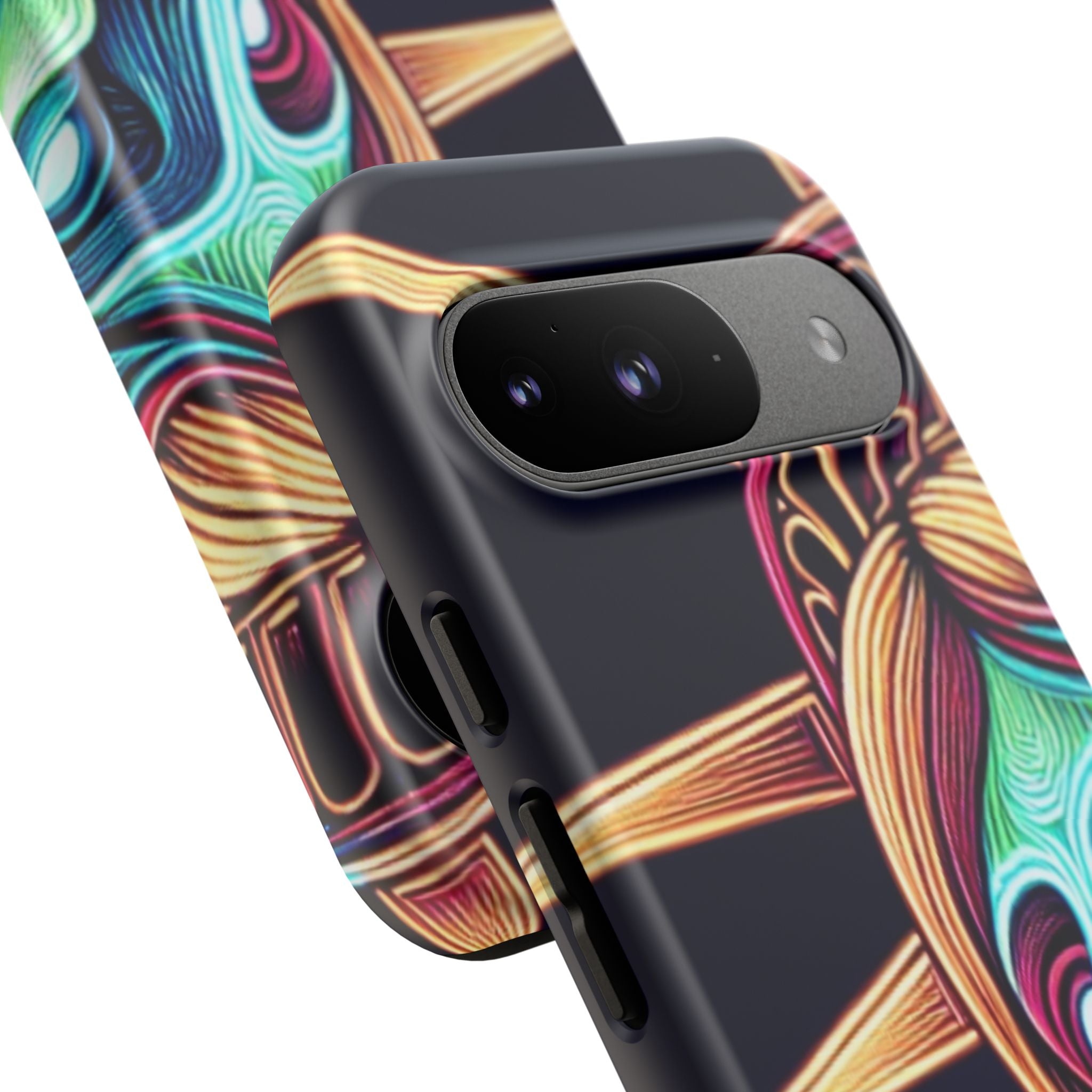 Statue of Liberty Neon Glowing Art Tough Case for Android & iPhone