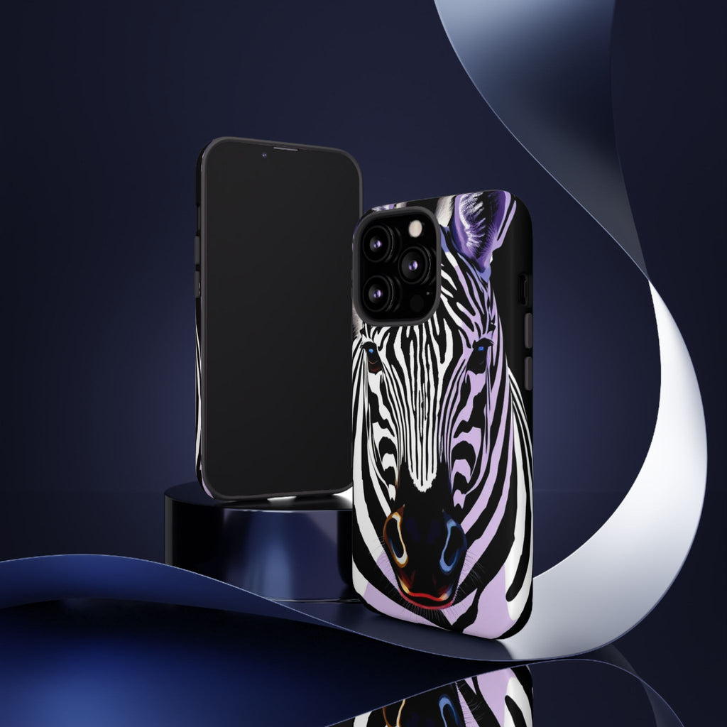 Android OR iPhone Compatible Cases - Zebra Design - Unique Tough Cases