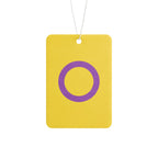 Intersex Pride Flag Car Air Freshener - Eclectic and Aromatic